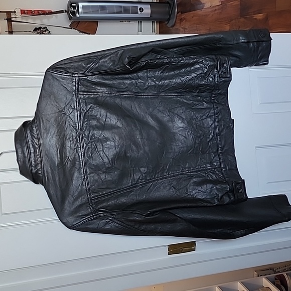 True Religion leather jacket. - Picture 3 of 6
